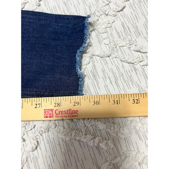 Flying Monkey Women’s Factory Distressed Blue Jeans Size 28 - Picture 6 of 8